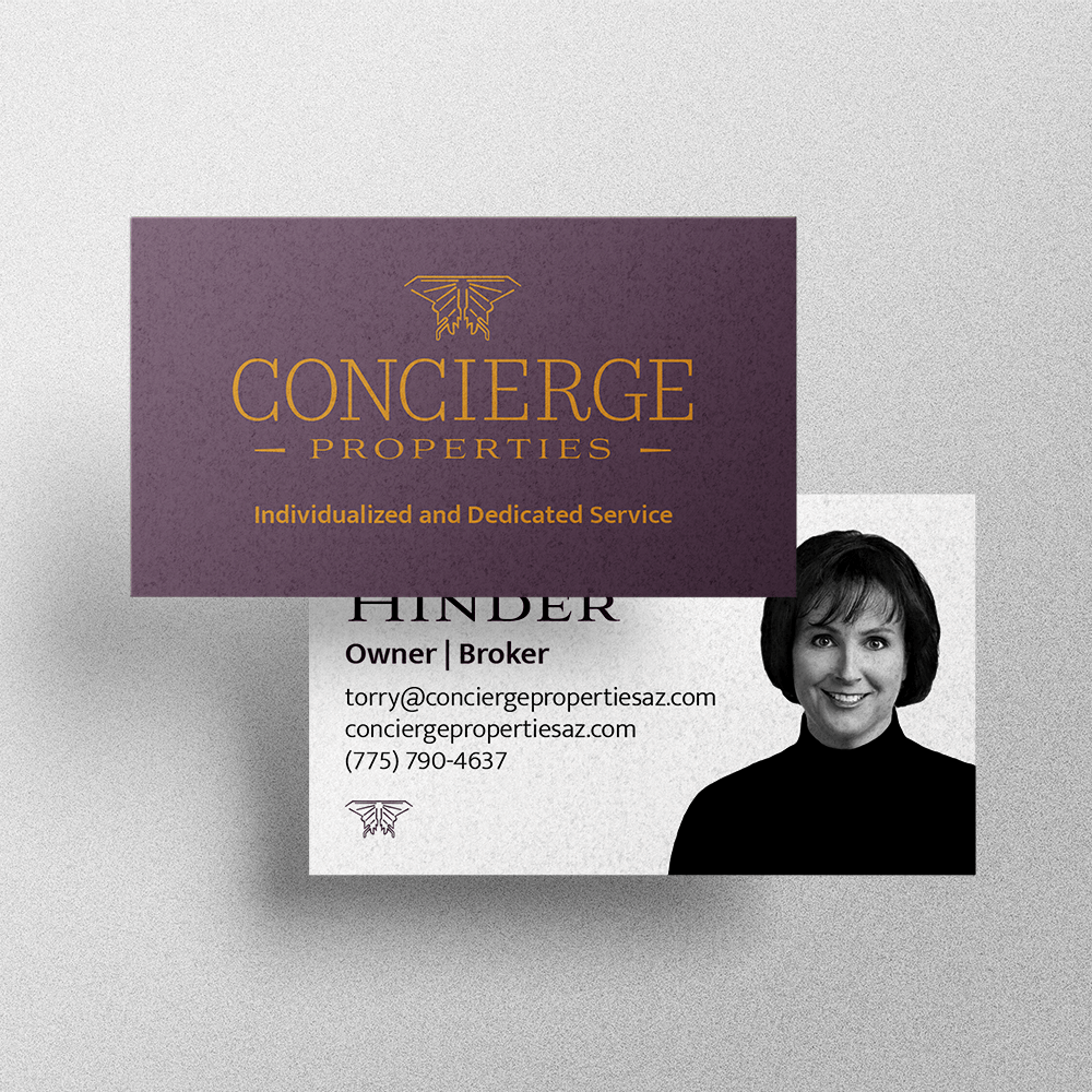 Concierge Properties Business Cards Mockup