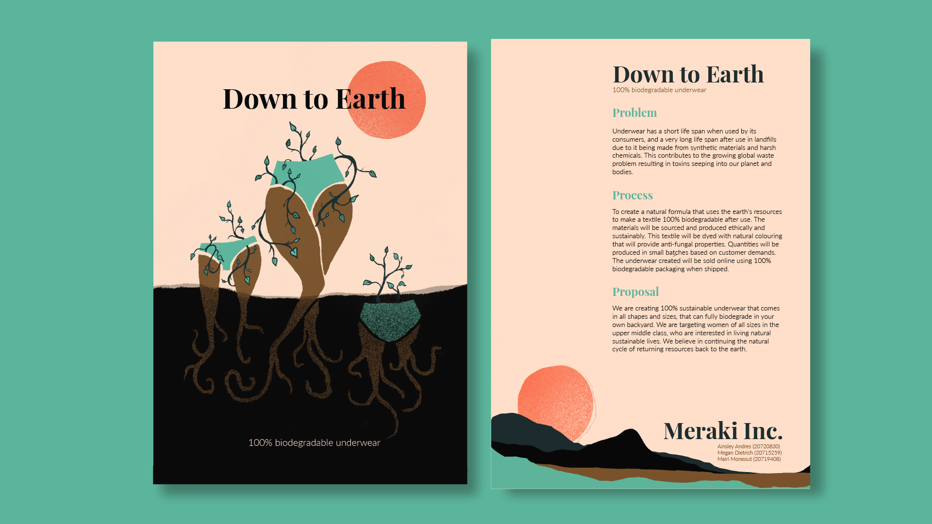 2 Down to Earth Poster Mockups